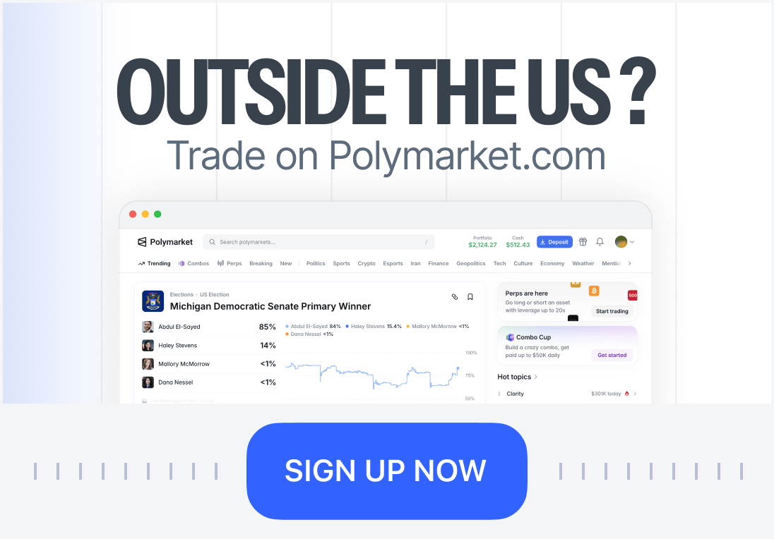 Outside the US? Trade on Polymarket.com